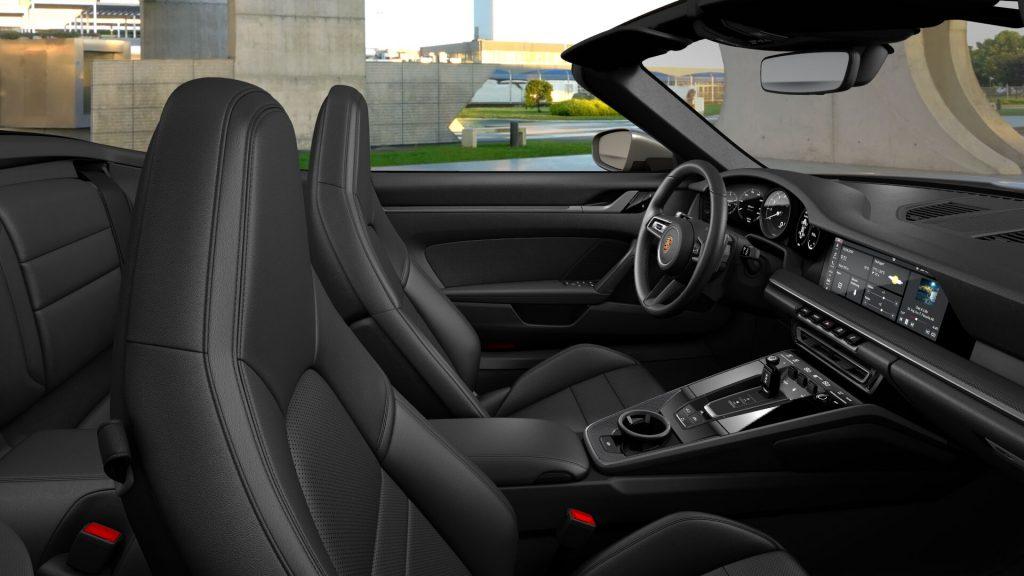 Interni della Porsche 911 Carrera S Cabriolet