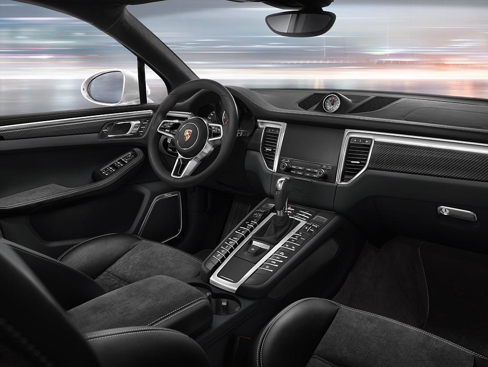 Interni della Porsche Macan