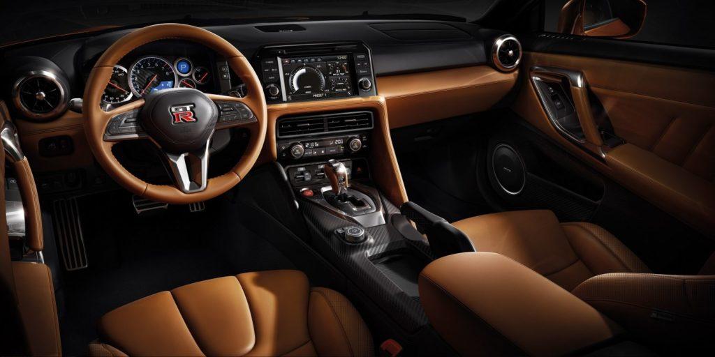 Interni della Nissan GT-R