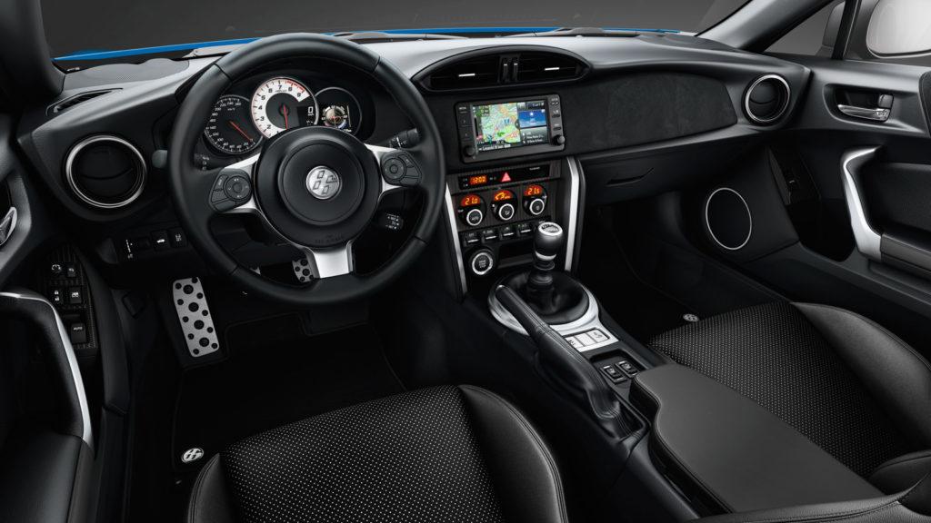 Interni della Toyota GT86