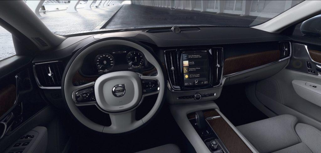 Interni della Volvo S90