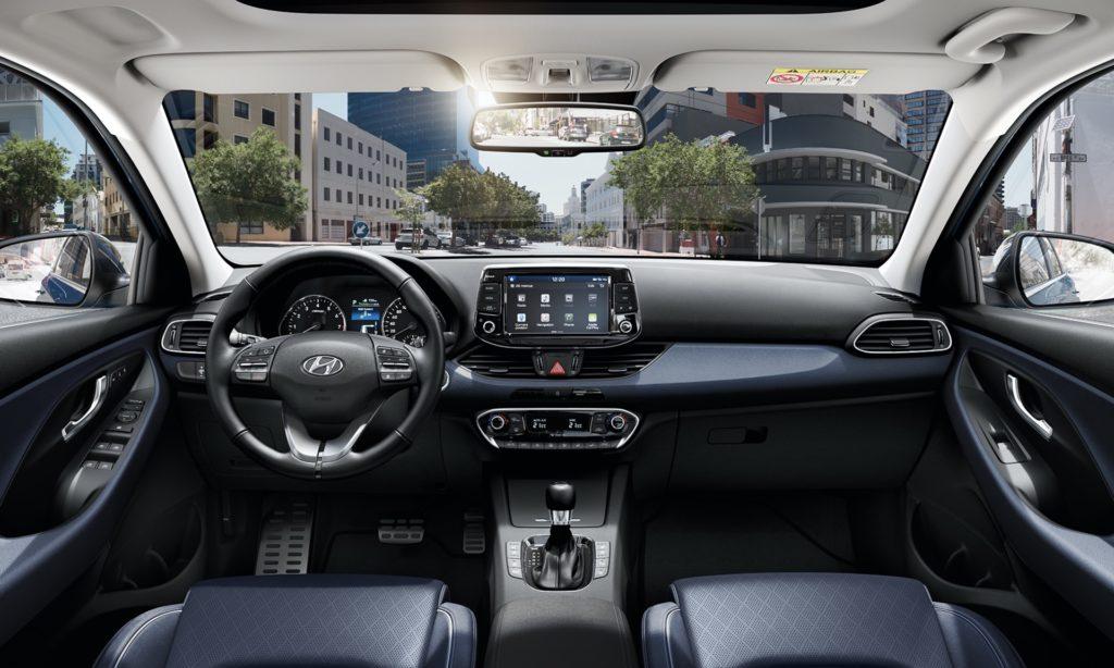 Interni della Hyundai i30