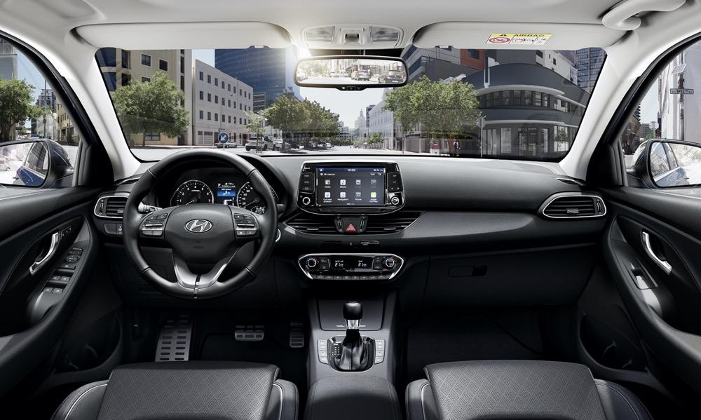 Interni della Hyundai i30 wagon
