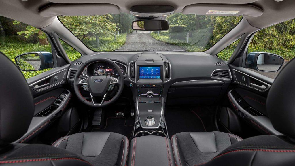 Interni della Ford S-Max