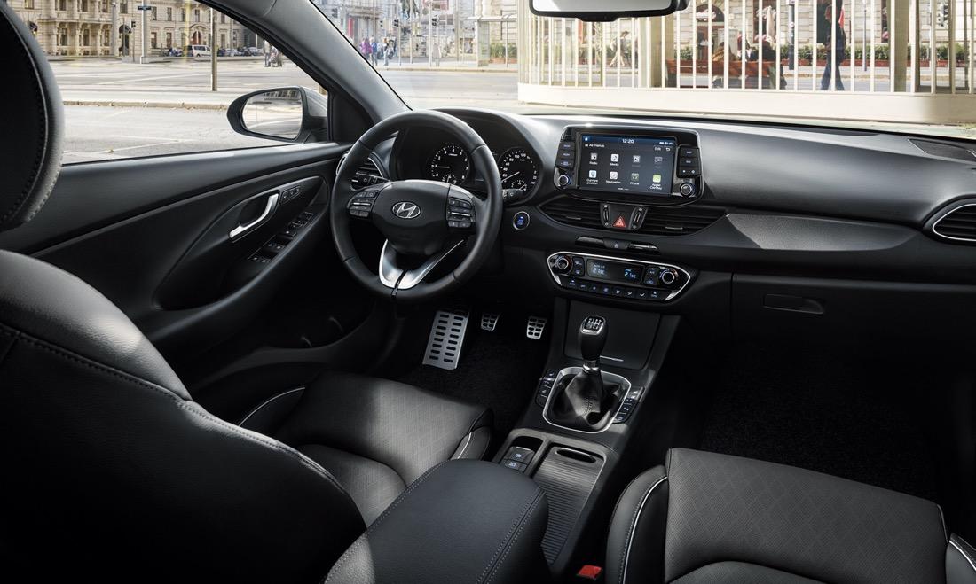 Interni della Hyundai i30 Fastback