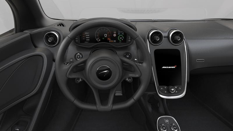 Interni della McLaren 540c